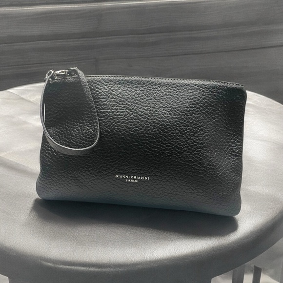 GIANNI CHIARINI FIRENZE GENUINE LEATHER CLUTCH BAG CASE